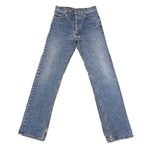 Diesel Industry Jeans Mens 28x32 (TAG-29) Blue Denim Faded‎ Straight  Button Fly